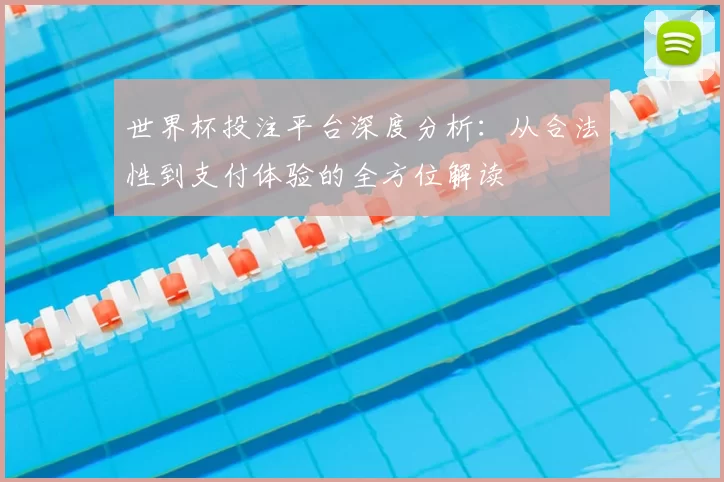 世界杯投注平台深度分析:从合法性到支付体验的全方位解读