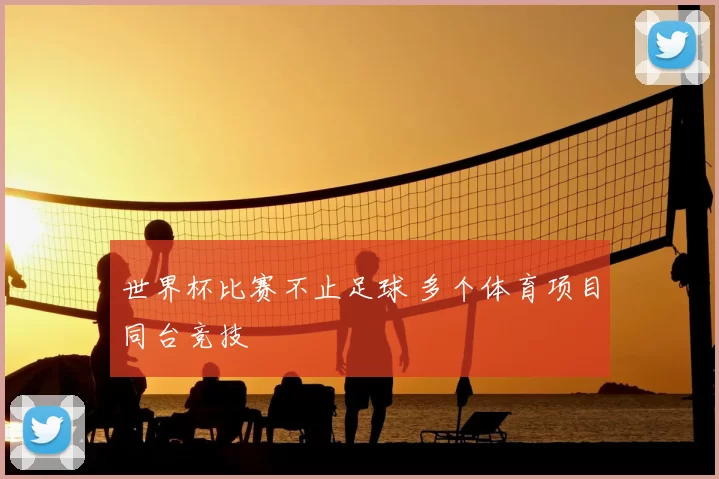 世界杯比赛不止足球 多个体育项目同台竞技
