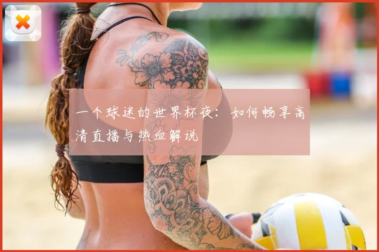 一个球迷的世界杯夜:如何畅享高清直播与热血解说